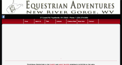 Desktop Screenshot of horsebackwv.com